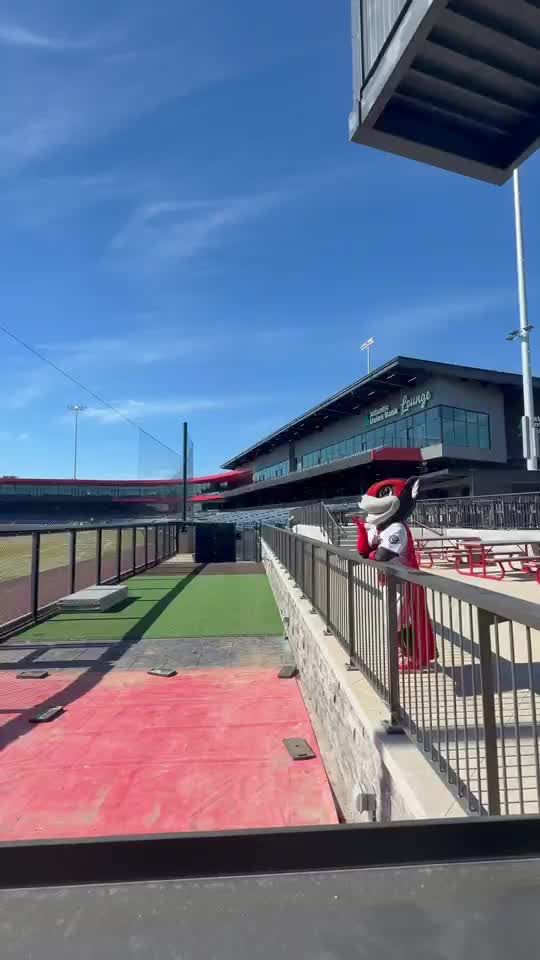 Video post by @FlyingSquirrelsBaseball on Facebook