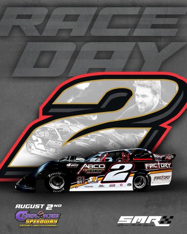 Image post by @cherokeespeedway on Facebook