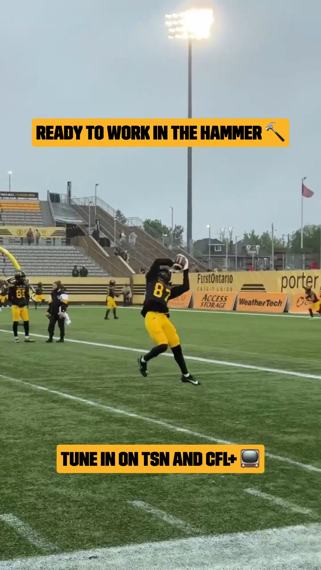 Video post by @CFL on Facebook