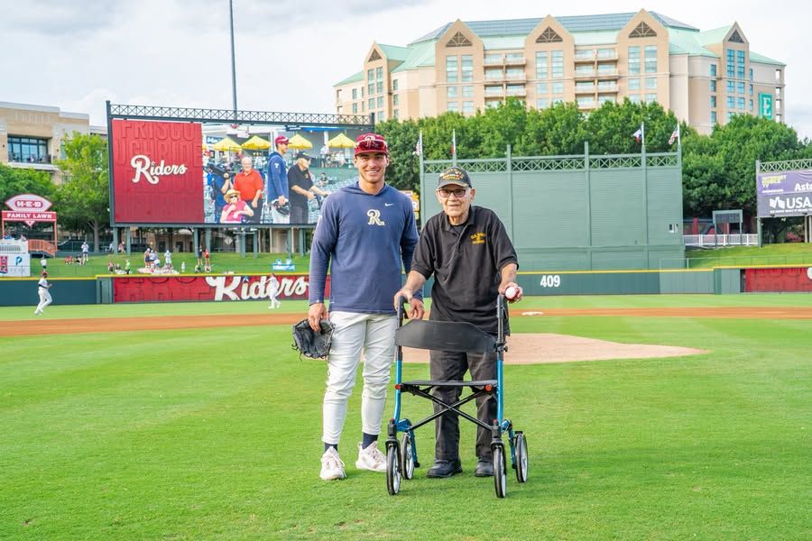 Image post by @ridersbaseball on Facebook