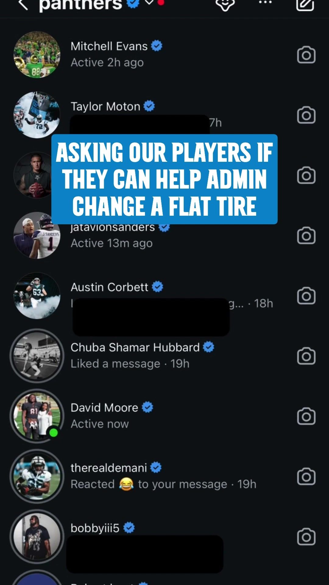 Video post by @panthers on TikTok
