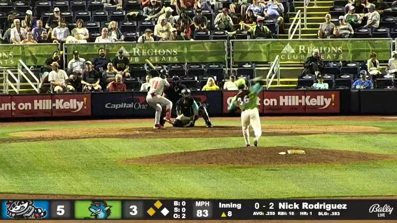 Video post by @trashpandasbaseball on Facebook