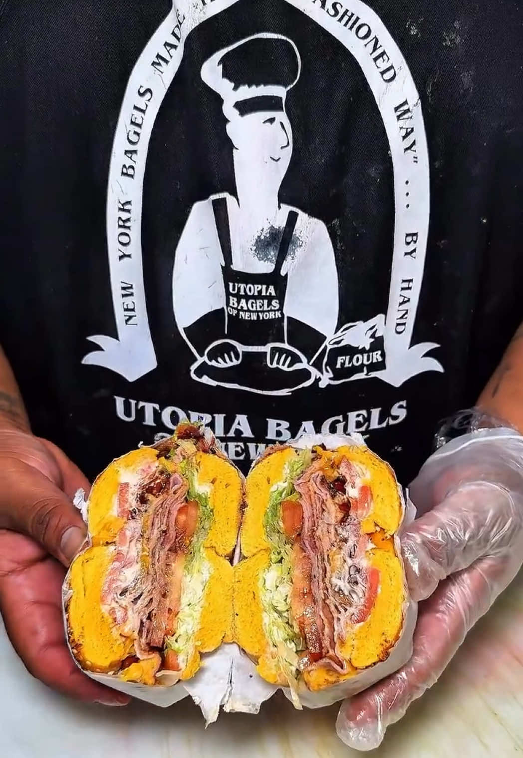 Video post by @utopiabagels on TikTok