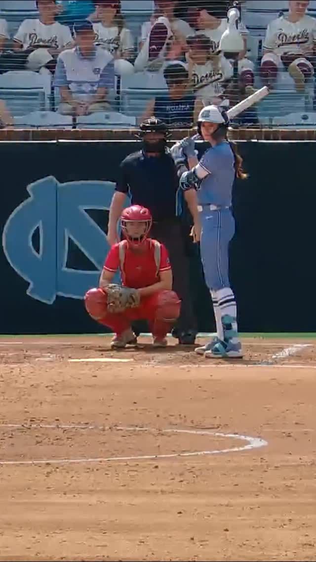 Video post by @UNCSoftball on Facebook