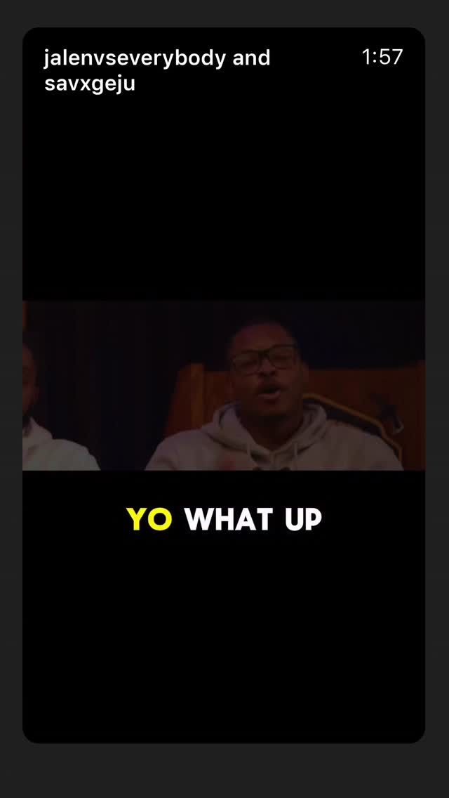 Video post by @jalenrose on Facebook