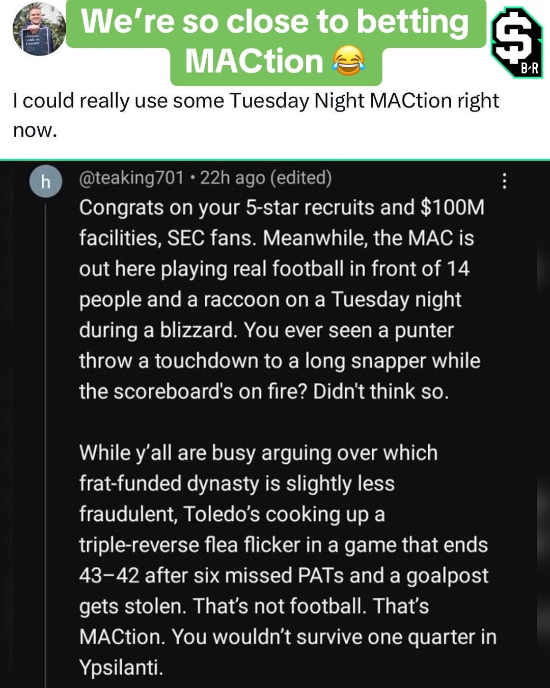 Video post by @brbetting_ on TikTok