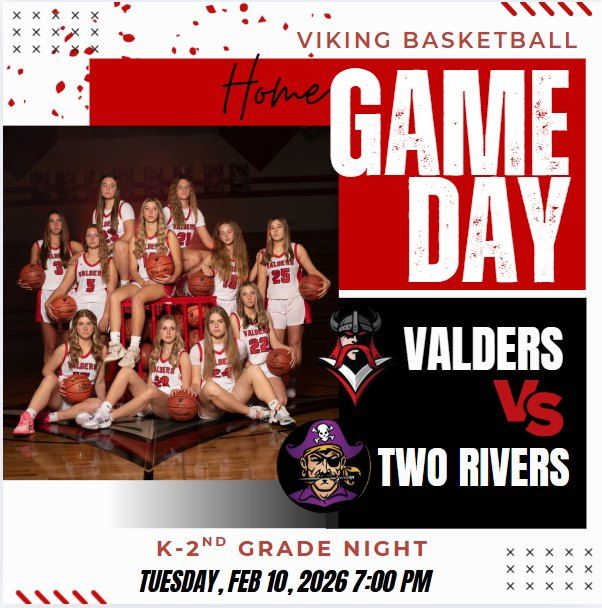 Image post by @ValdersGirlsBasketball on Facebook