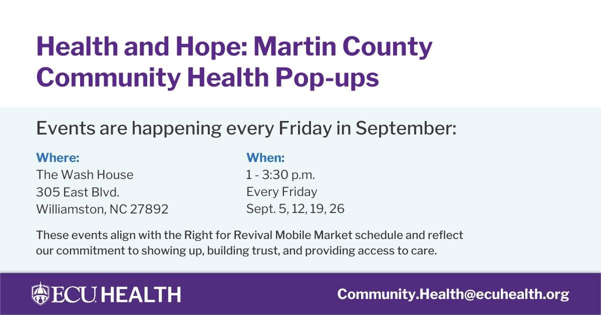 Image post by @ecuhealthmedicalcenter on Facebook