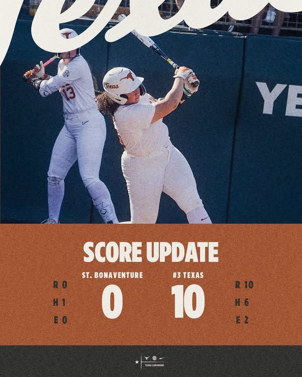 Image post by @TexasLonghornsSoftball on Facebook