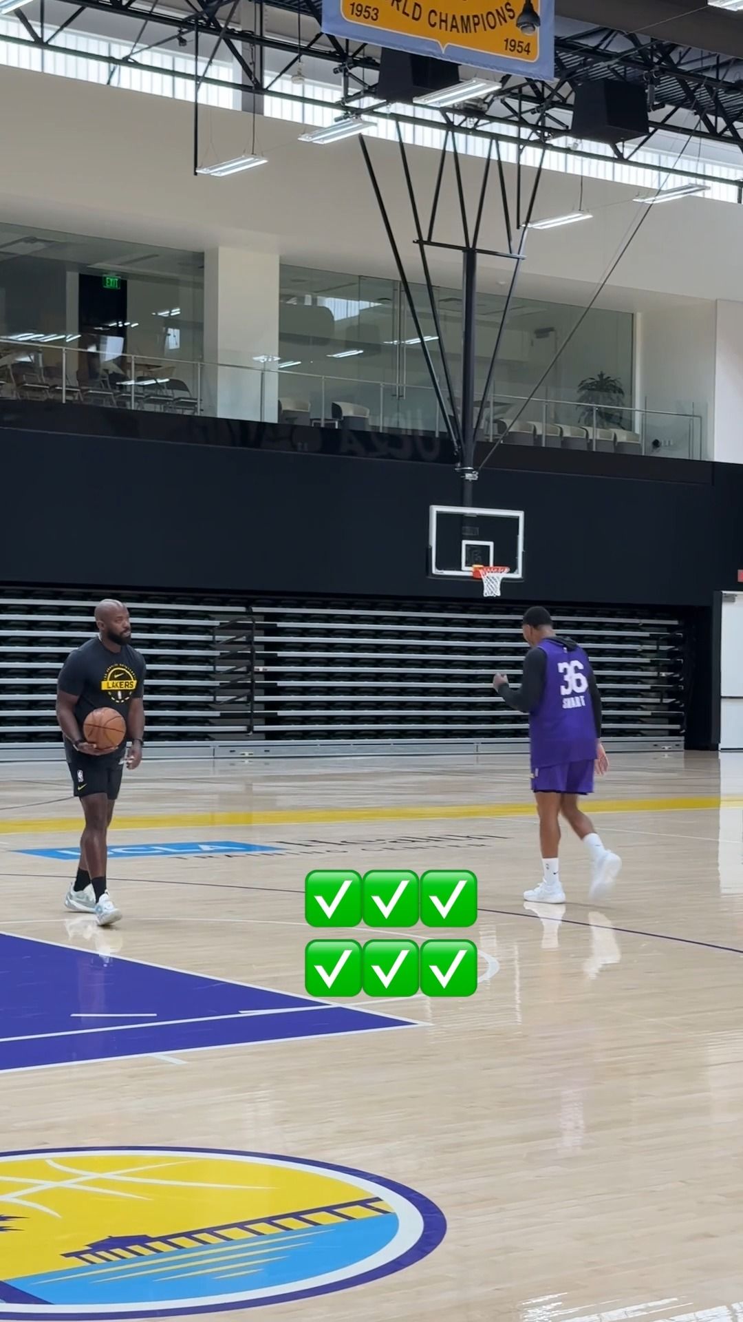 Video post by @losangeleslakers on Facebook