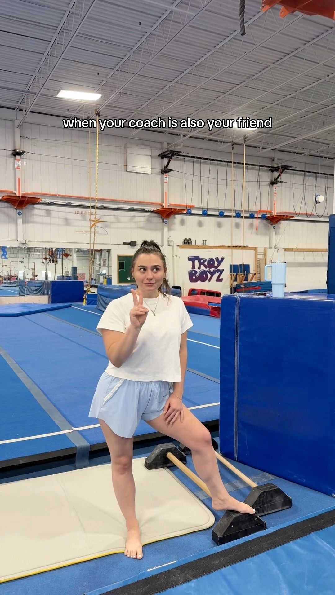 Video post by @TroyGymnastics on Facebook