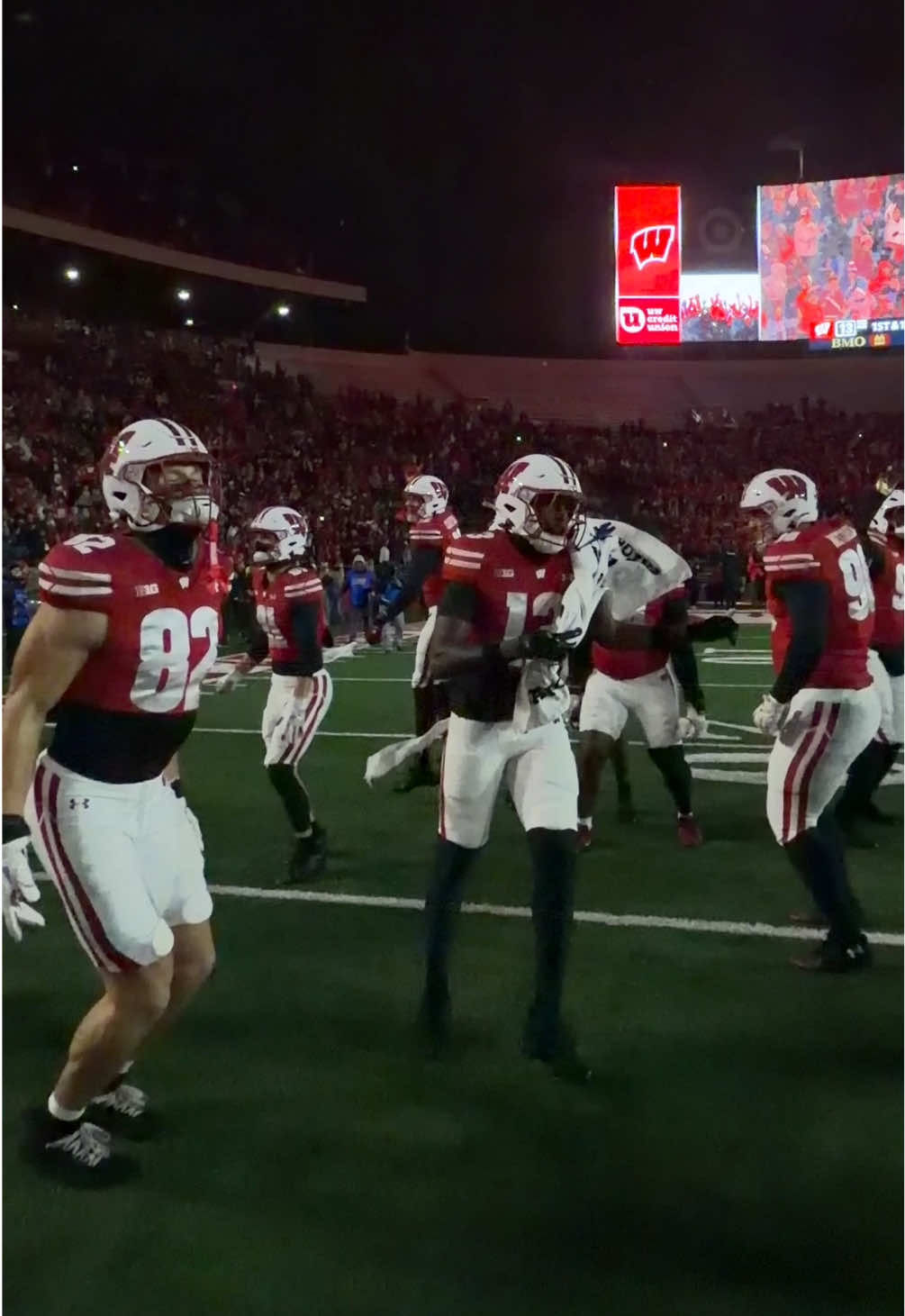 Video post by @badger_football on TikTok