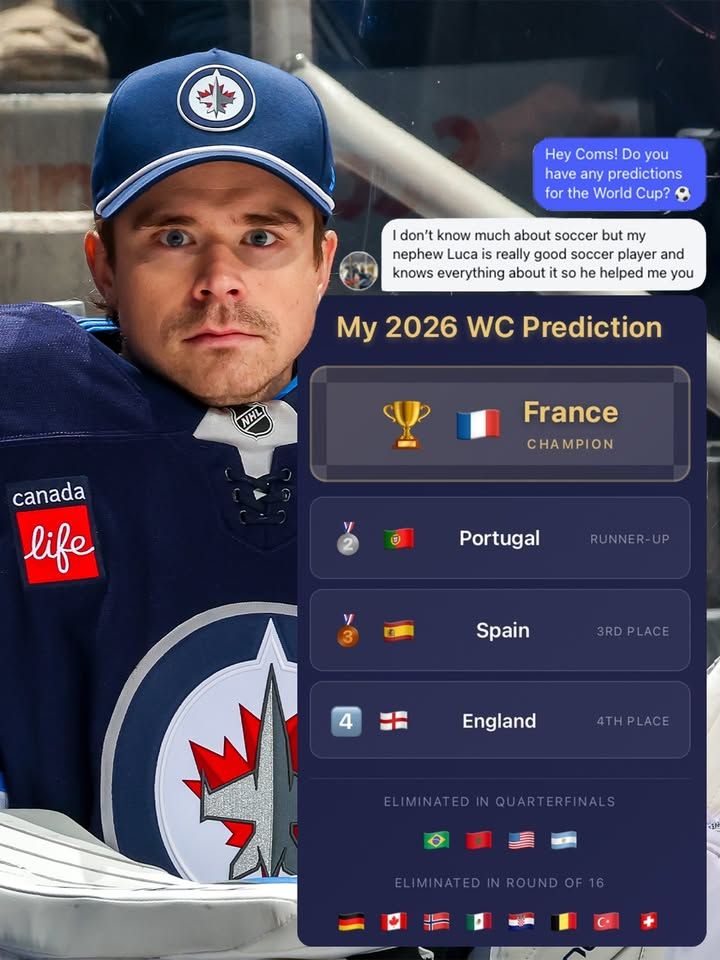 Image post by @Winnipeg Jets on Facebook