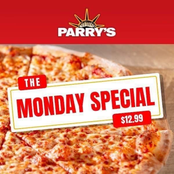 Image post by @parryspizzamckinney on Facebook