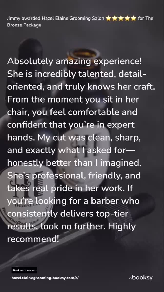 Video post by @Hazel Elaine Grooming on Facebook