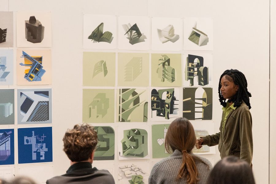 Image post by @washusamfoxschool on Facebook