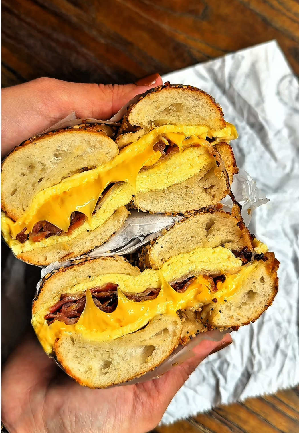 Video post by @utopiabagels on TikTok