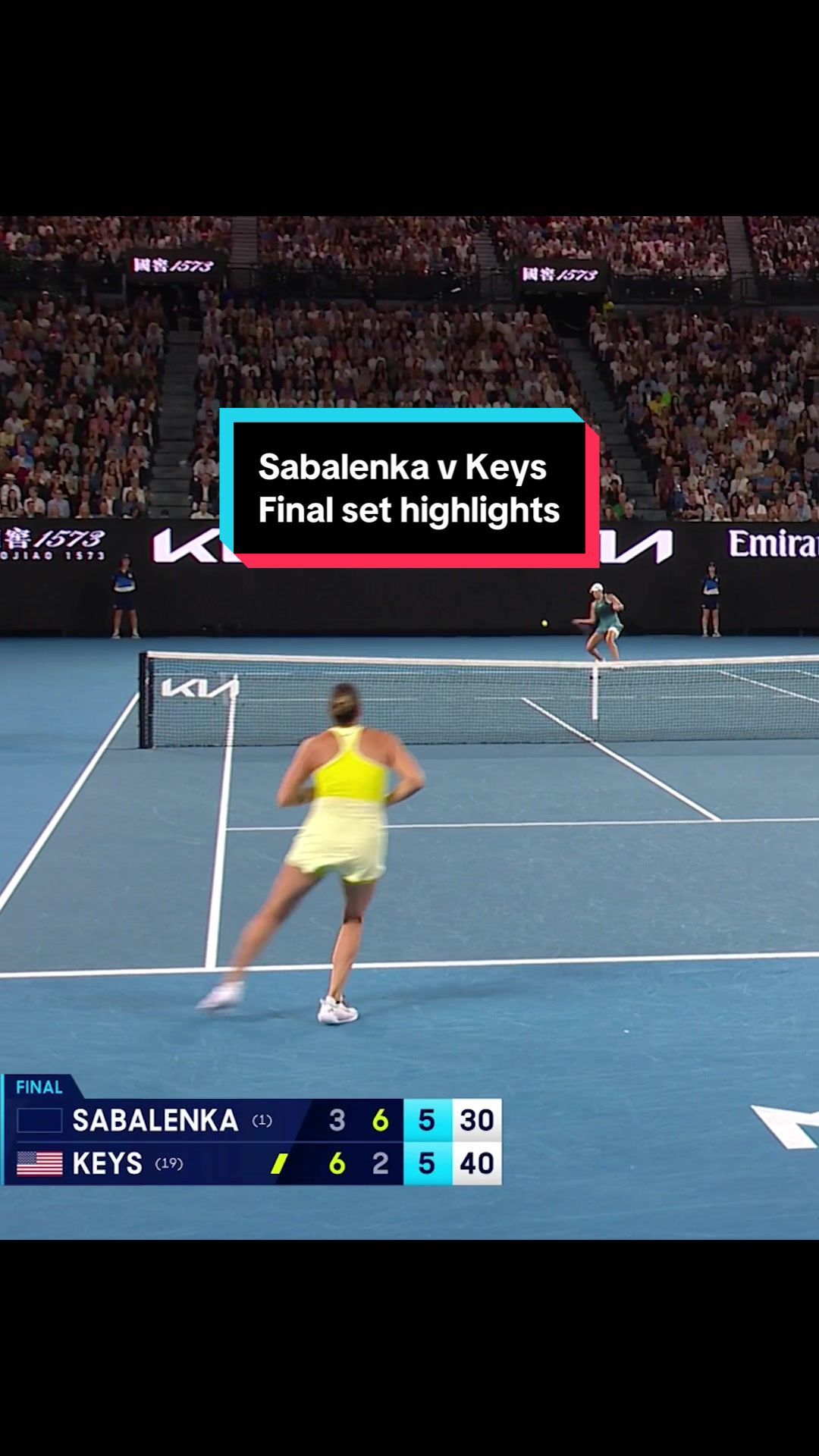 Video post by @ausopen on TikTok