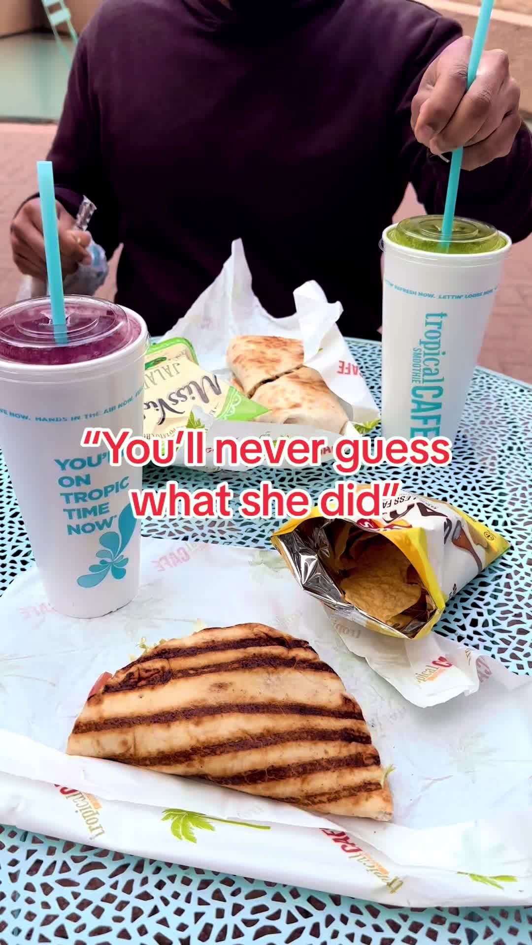 Video post by @tropicalsmoothiecafe on TikTok