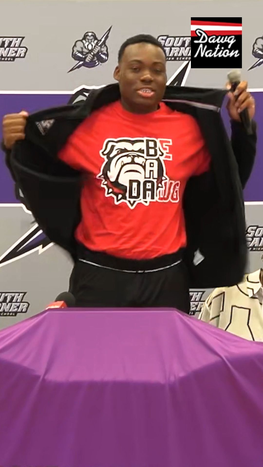 Video post by @DawgNationUGA on Facebook