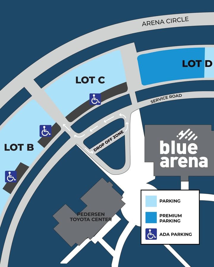 Image post by @BlueFCUArena on Facebook