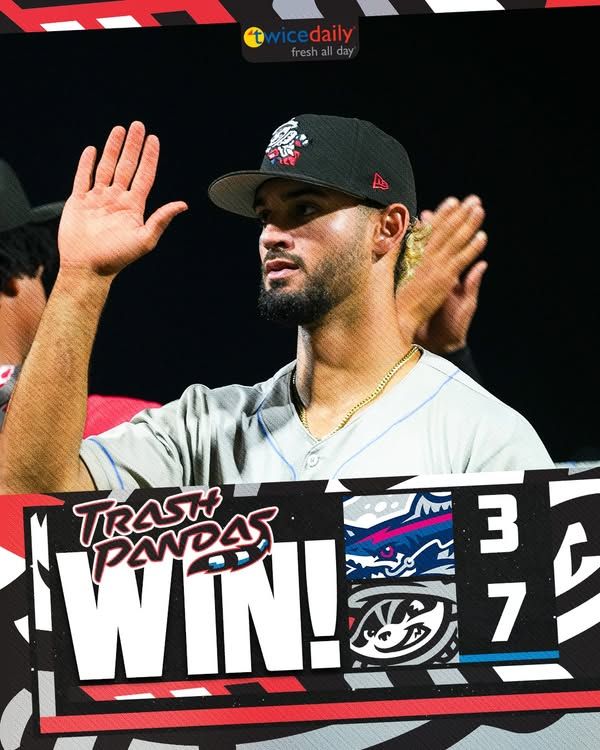 Image post by @trashpandasbaseball on Facebook