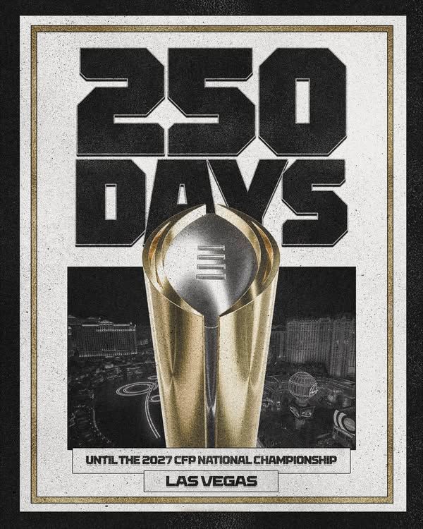 Image post by @CollegeFootballPlayoff on Facebook