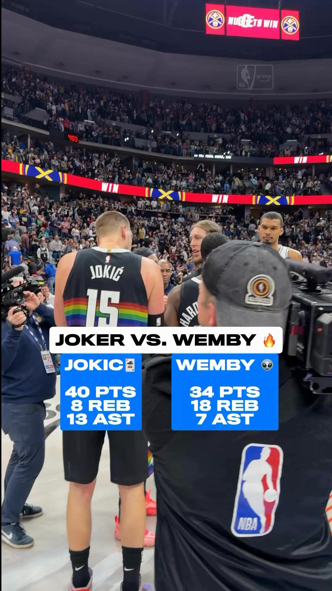 Video post by @nbaonprime on Facebook