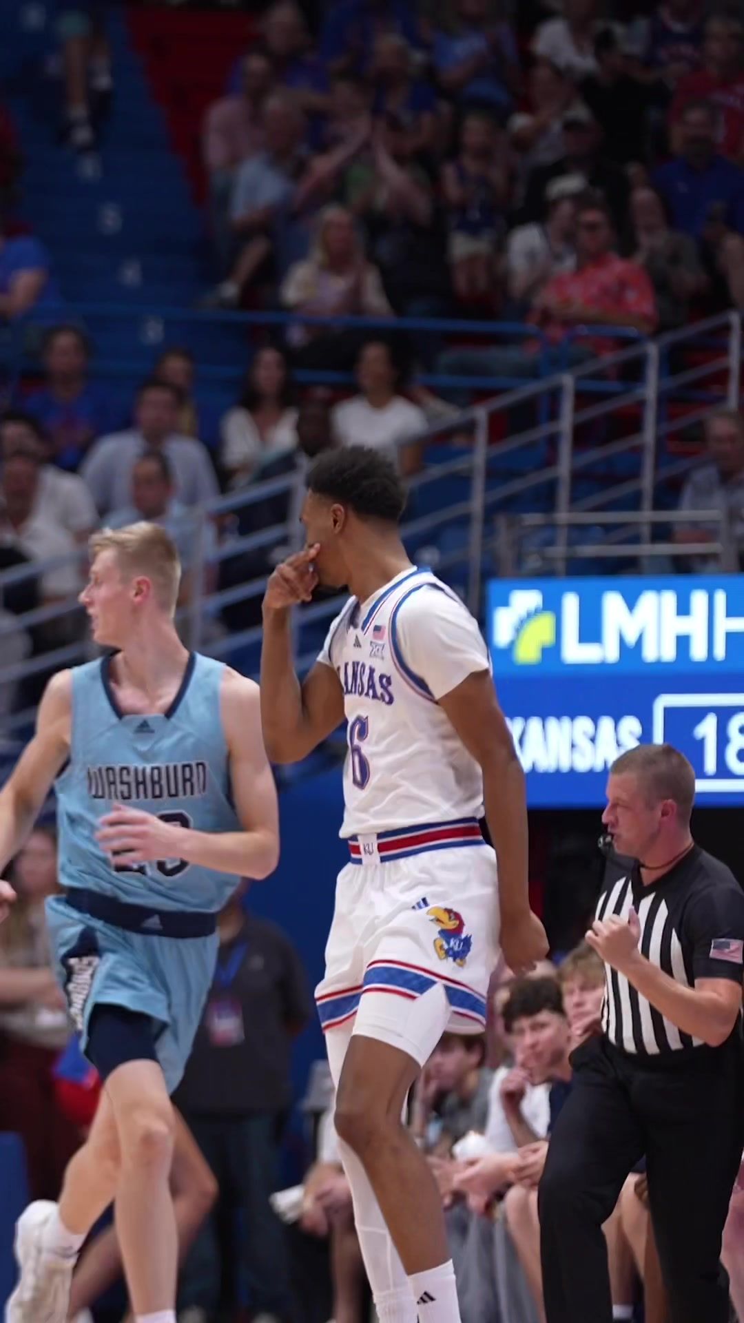 Video post by @kansasbasketball on TikTok