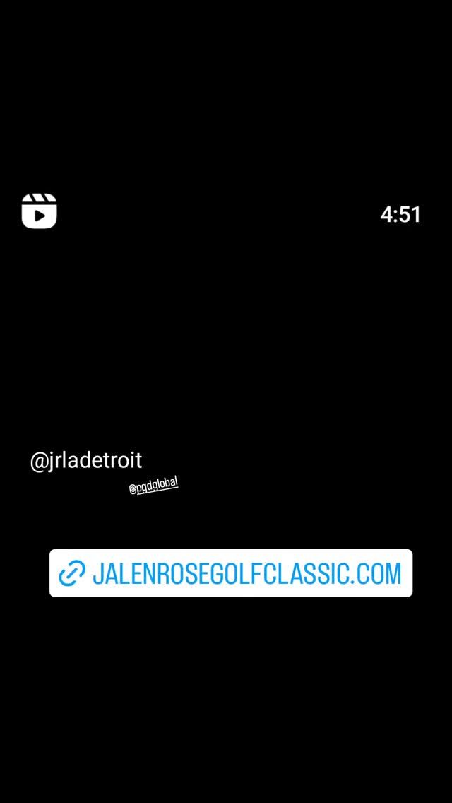 Video post by @JalenRose on Facebook