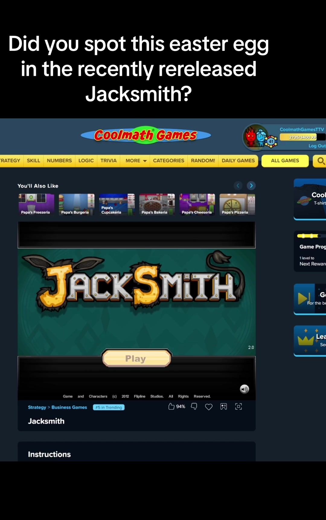 Video post by @coolmathofficial on TikTok