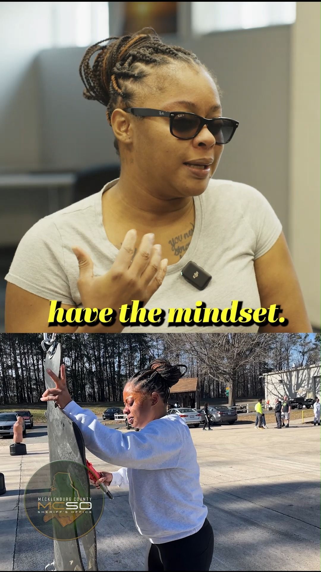 Video post by @MeckSheriff on Facebook