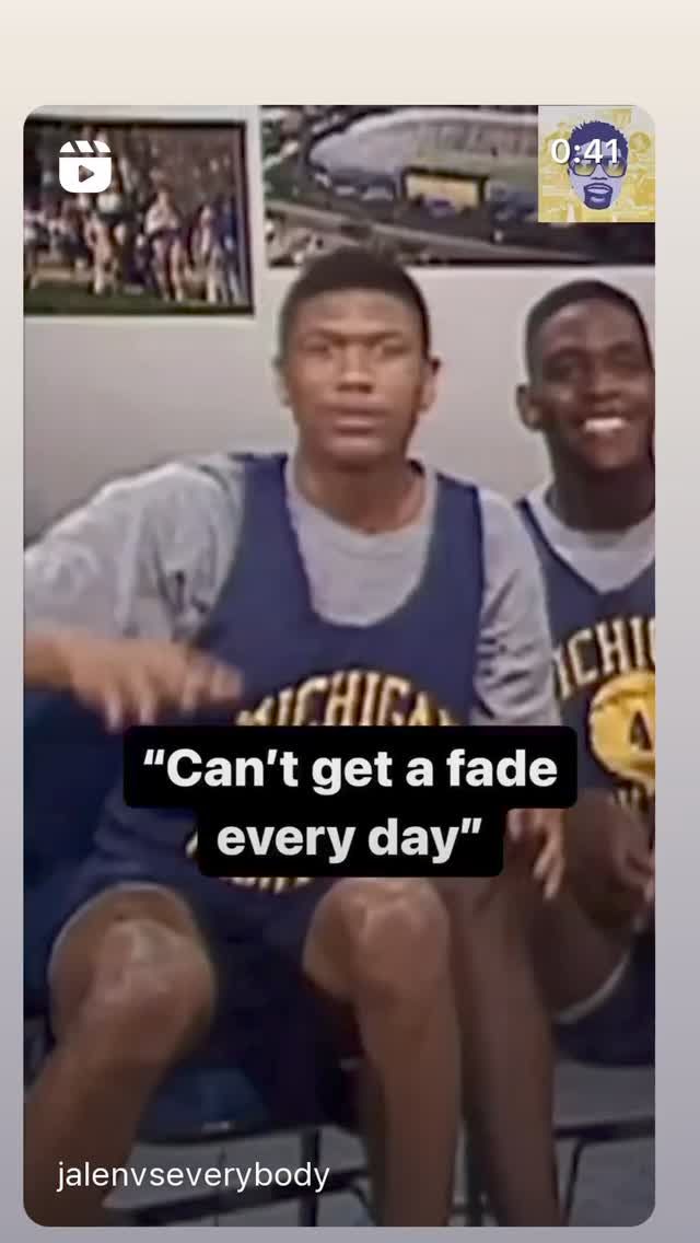 Video post by @JalenRose on Facebook