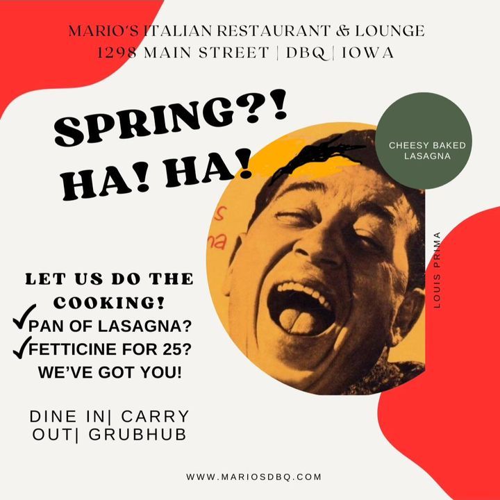 Image post by @mariosdubuque on Facebook