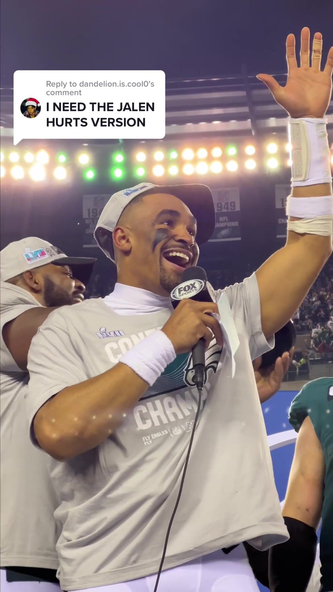 Video post by @philadelphiaeagles on TikTok