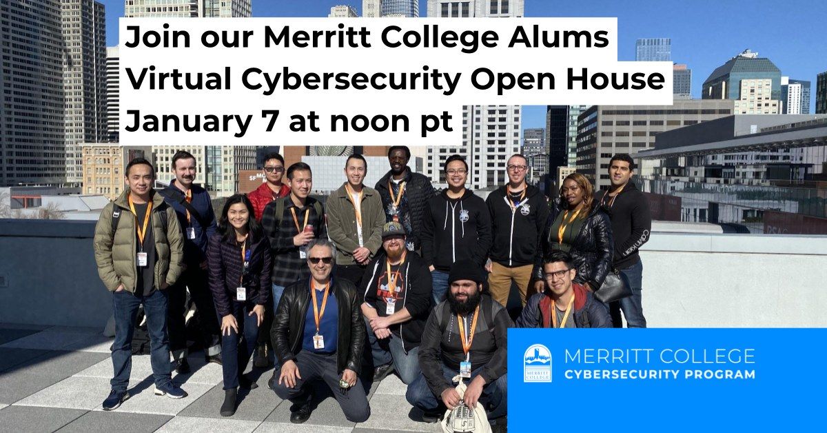 Image post by @MerrittCollegeCyberProgram on Facebook
