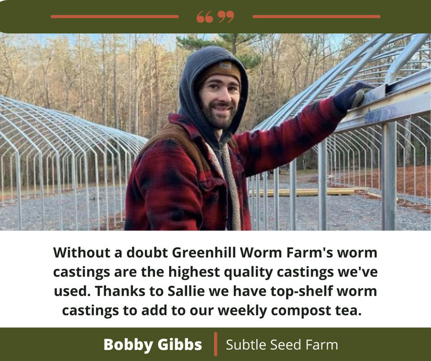 Image post by @GreenhillWormFarm on Facebook