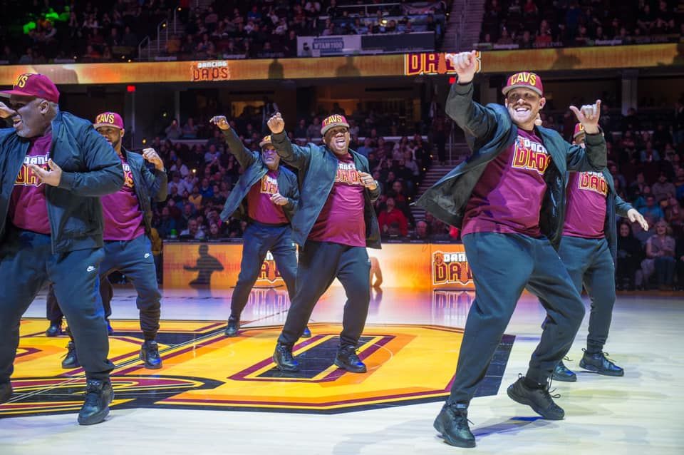 Image post by @CavsEntertainmentTeams on Facebook