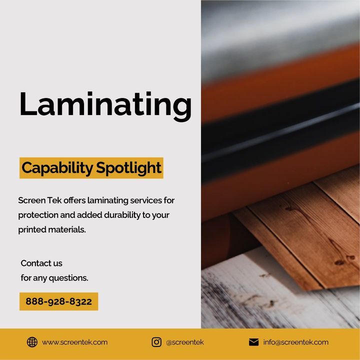 Image post by @screentekinc on Facebook