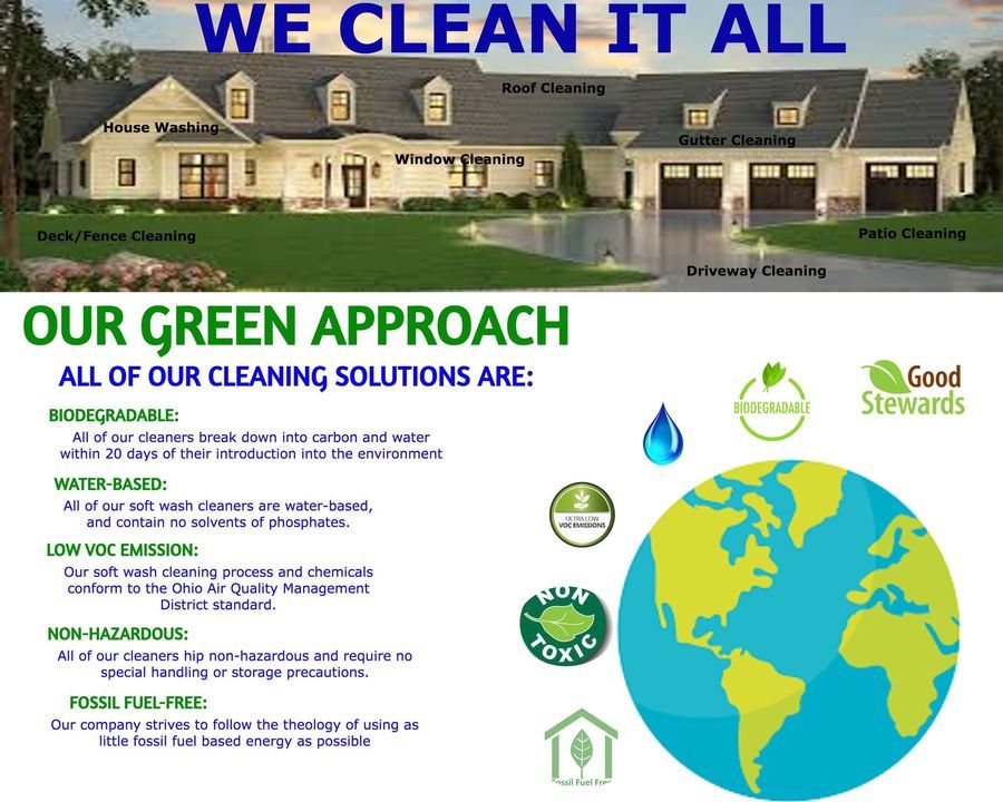 Image post by @clearviewsoftwash.oh on Facebook