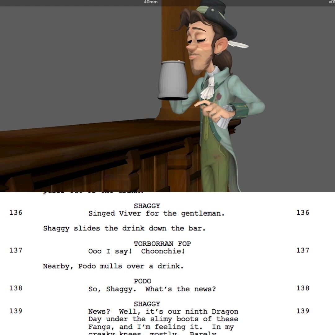 Image post by @WingfeatherSaga on Facebook