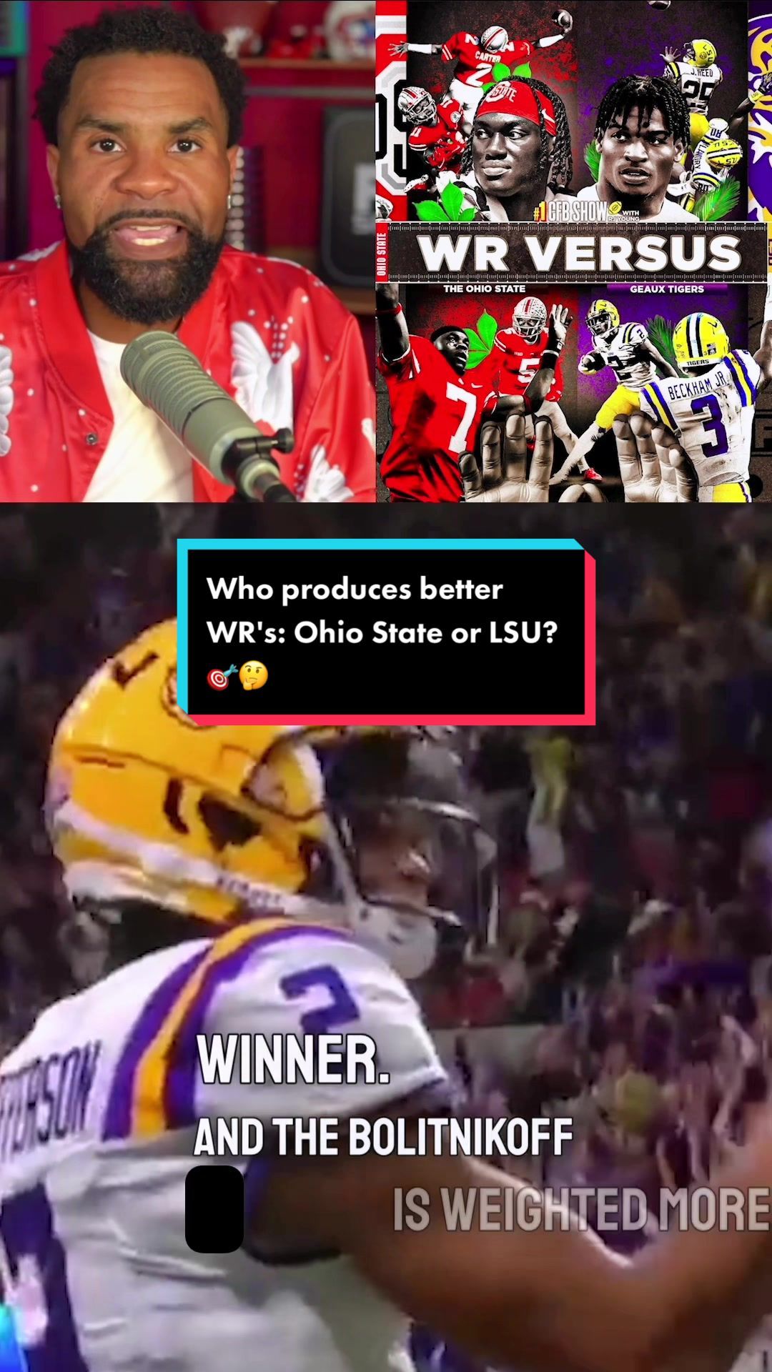 Video post by @numberonecfbshow on TikTok