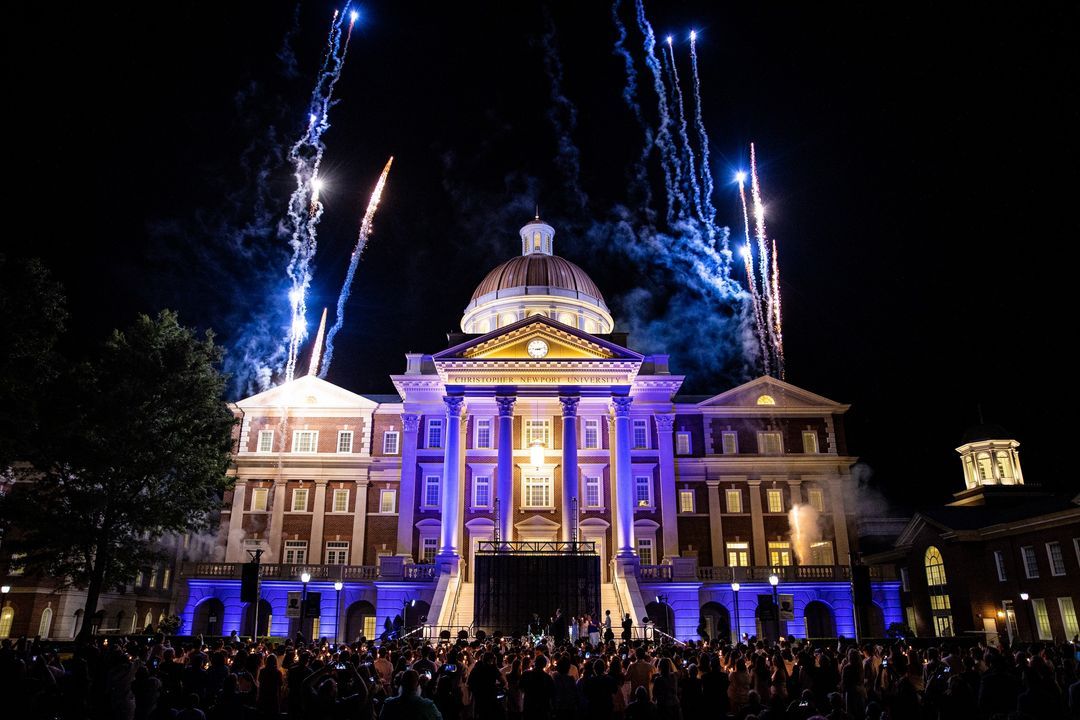 Image post by @christophernewportuniversity on Facebook