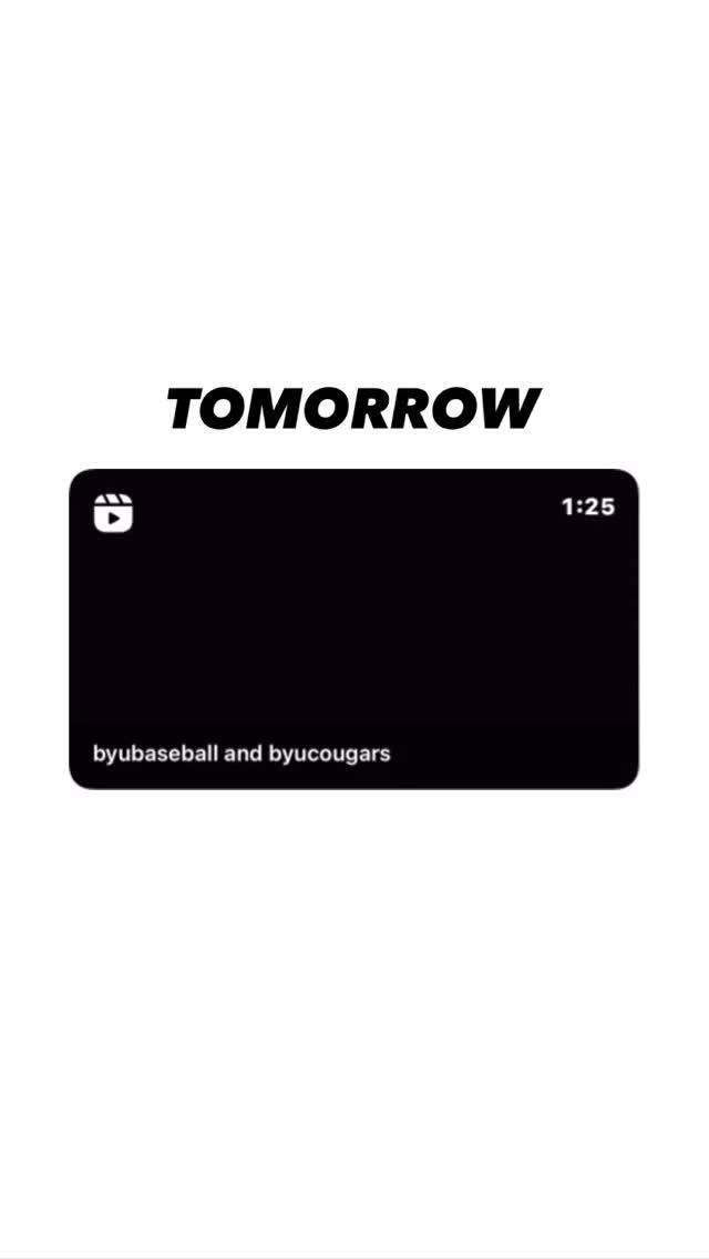 Video post by @BYUcougars on Facebook