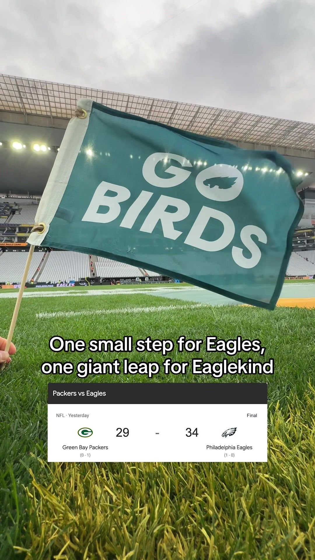Video post by @philadelphiaeagles on TikTok