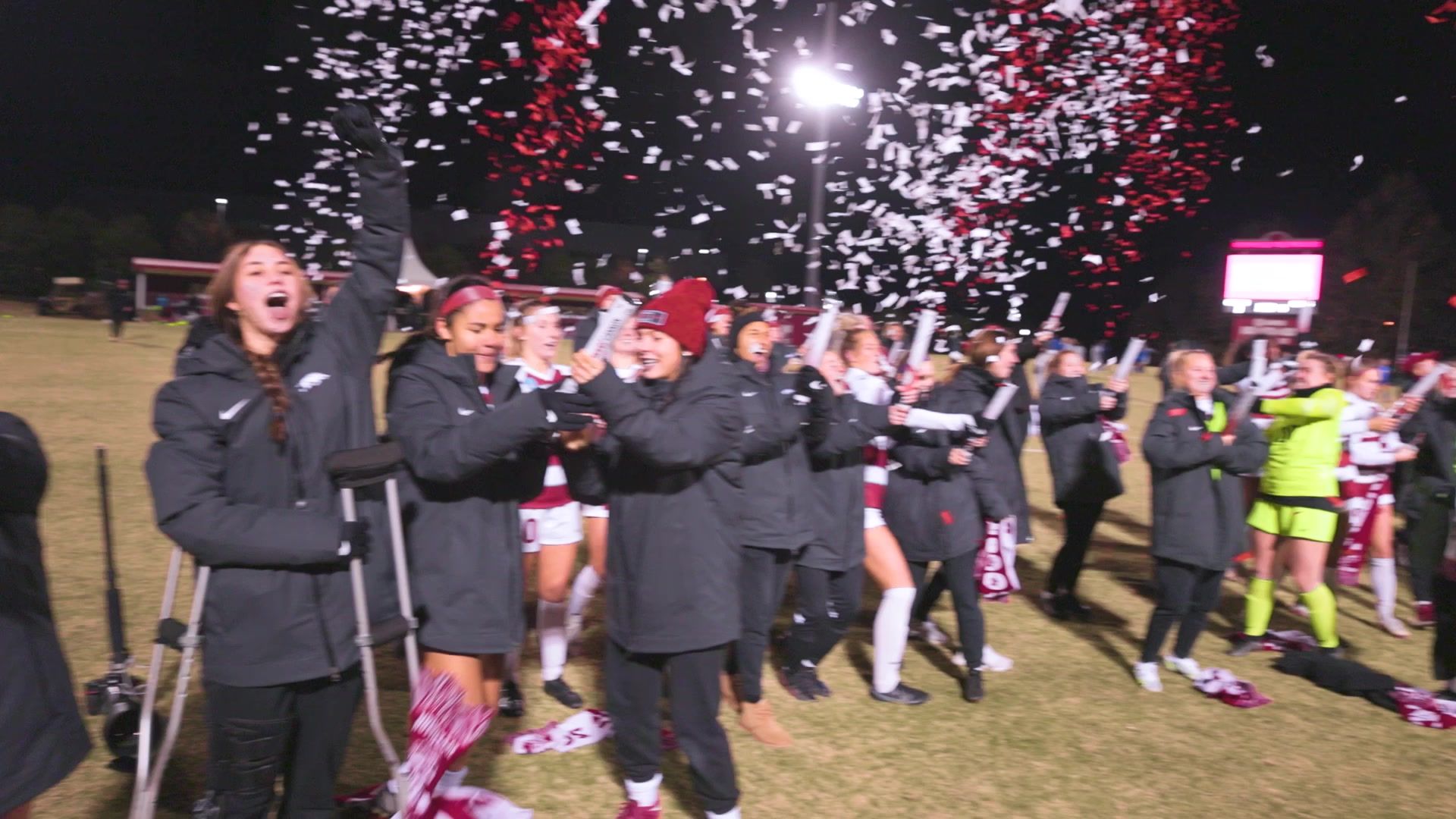 Video post by @RazorbackSoccer on Facebook