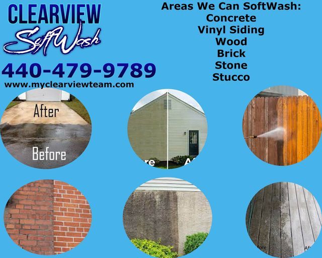 Image post by @clearviewsoftwash.oh on Facebook