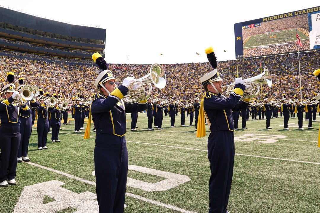 Image post by @umichband on Facebook