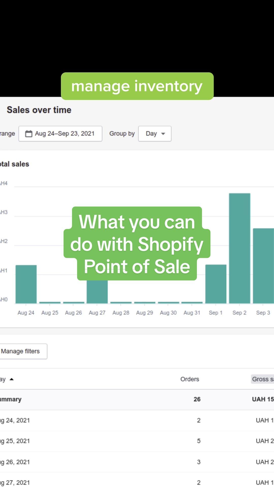 Video post by @shopify on TikTok
