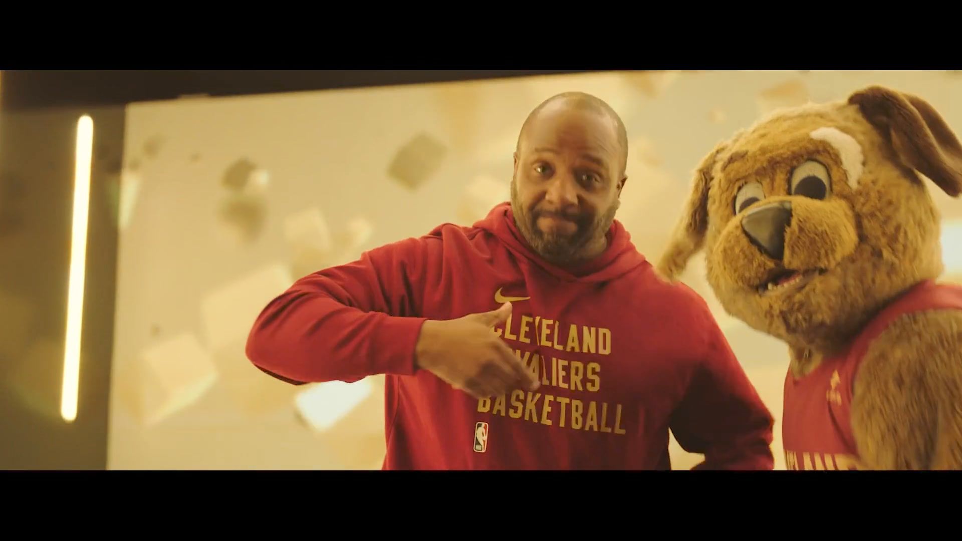 Video post by @CavsEntertainment on Facebook